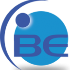 backstage entertainment logo with light blue circle and dark blue crescent