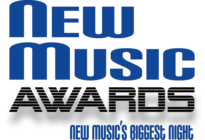 New Music Awards blue and black logo